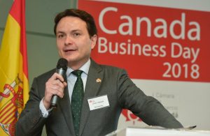 Óscar Vázquez durante el Canada Business Day 2018