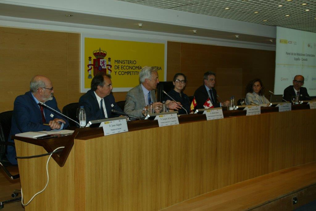 Panel de las relaciones comerciales entre España y Canadá foto 6